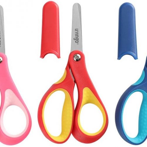 LIVINGO 5" Kids Safety Scissors